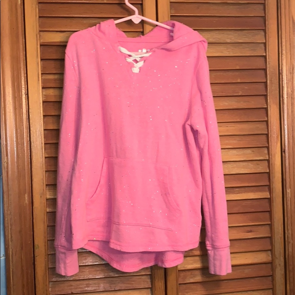 Pink hoodie